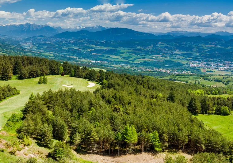 paysage depuis le col bayard