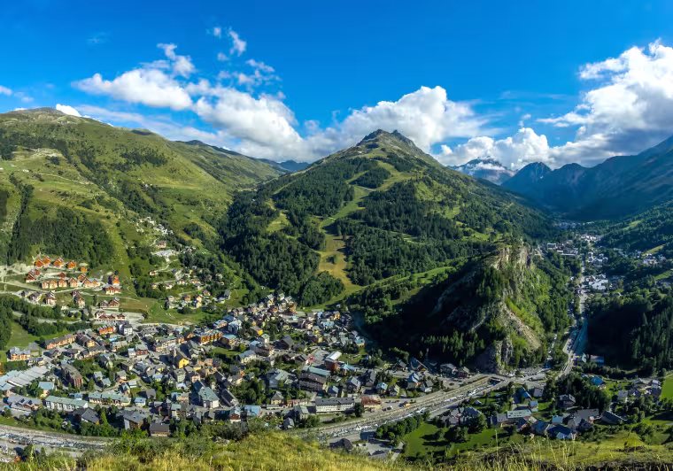 Valloire dorp galibier