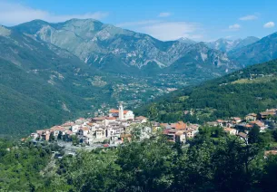 La Bollène-Vésubie in de Alpes Maritimes