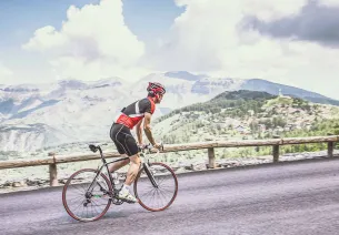 Valberg fietser