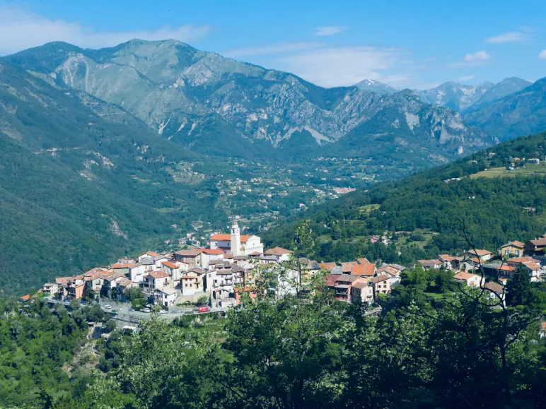 La Bollène-Vésubie in de Alpes Maritimes