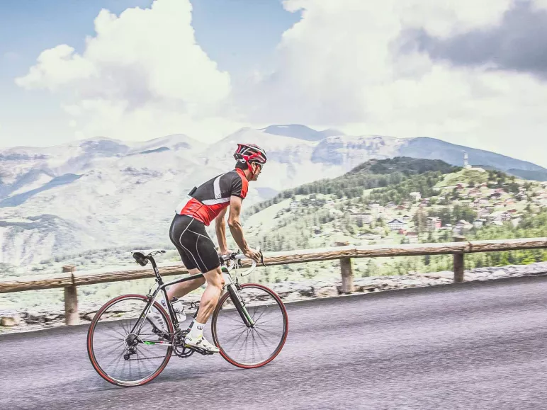 Valberg fietser
